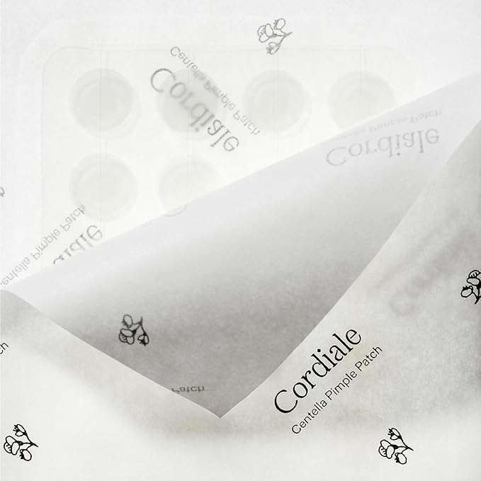 Cordiale Centella Pimple Patches with Salicylic Acid & Hyaluronic Acid, Hydrocolloid Acne Spot Patches for Face & Chin, Invisible Zit/Blemish Stickers, Korean Skin Care (78 Count, 2 Sizes)