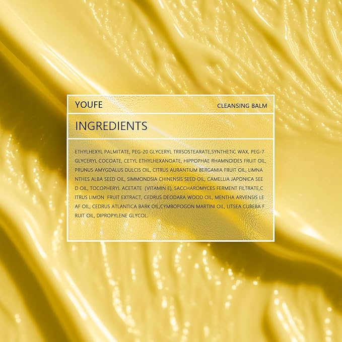 Vitamin E Cleansing Balm (3oz) – Removes Waterproof Makeup & SPF, Hydrating, No Double Cleanse, Korean Oil-Based, Vegan, Travel-Friendly Tin with Magnetic Spatula, For All Skin Types