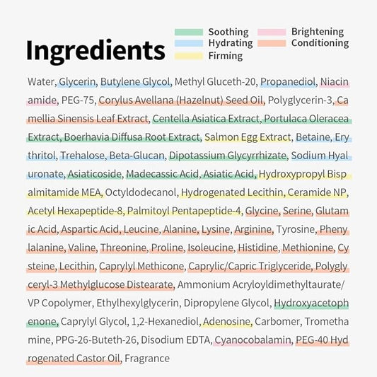 1.618 Salmon Firming Sleeping Mask 3.53oz - Korean Overnight Moisturizer Face Cream with Peptide, Vit-P, Beta Glucan, Centella Asiatica, Ceramide NP, Niacinamide, Adenosine, Trehalose