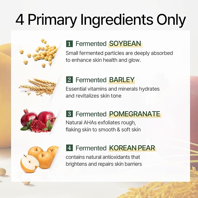 mixsoon Bean Essence-Exfoliating, Hydrating, Fermented Bean Extract, Gentle Formula for Smooth Skin 20ml / 0.68 fl.oz. Korean Glass Skin Care