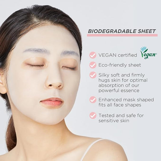 Mediheal Sheet Mask Essential HERO 20 Pack (Collagen, Tea Tree, Vita, Hyaluronate)| Korean Skincare Facial Sheet Mask Combo Moisturizing, Soothing and for Blemishes