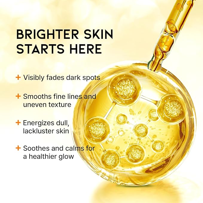 Korean Vitamin C Serum for Brightening and Glowing Skin with Ascorbic Acid & Vitamin Tree Water, Facial Serum 1.69 Fl Oz