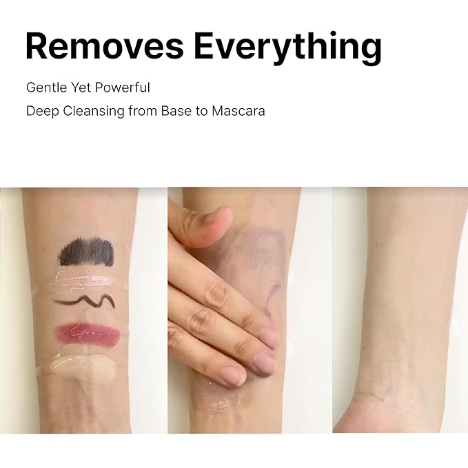 OVERLAPS Pink Desert Ectoin Cleansing Oil | Lightweight Oil Cleanser for Face, Waterproof Makeup Remover, Pore Sweeping Korean Skin Care for Oily & Sensitive Skin, 6.76 fl oz