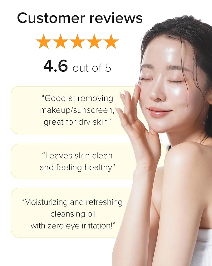 3W8L Deep Off & Fresh Cleansing Oil – Fast emulsifying Korean pore care cleanser, gentle daily makeup & sunscreen remover with Jojoba & Centella, dissolves sebum & blackheads, hydrating fresh finish