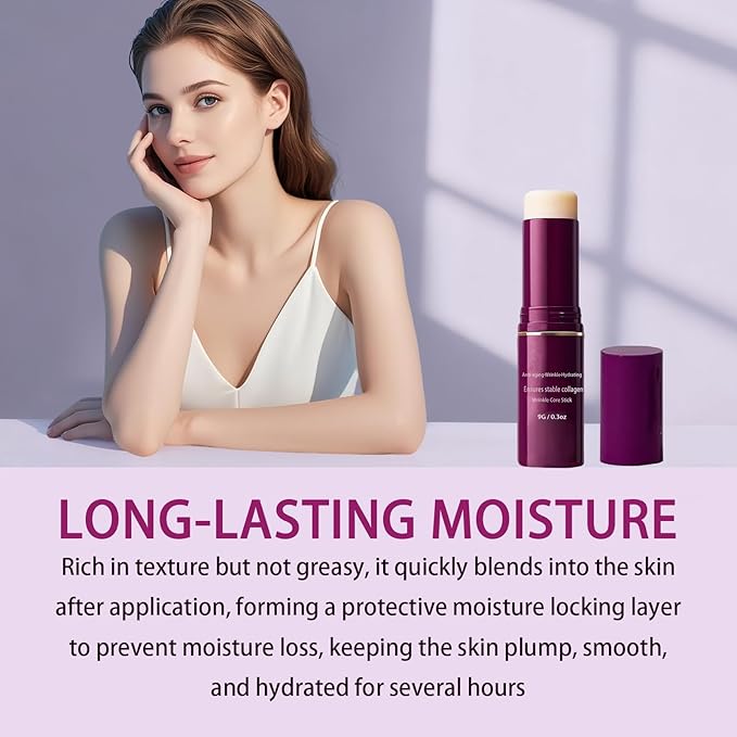 2PCS Calcium Multi Balm, cementerre calcium multi balm，Korean collagen moisturizing stick, anti wrinkle moisturizing cream for intensive repair, firming skin, suitable for eyes, neck and face