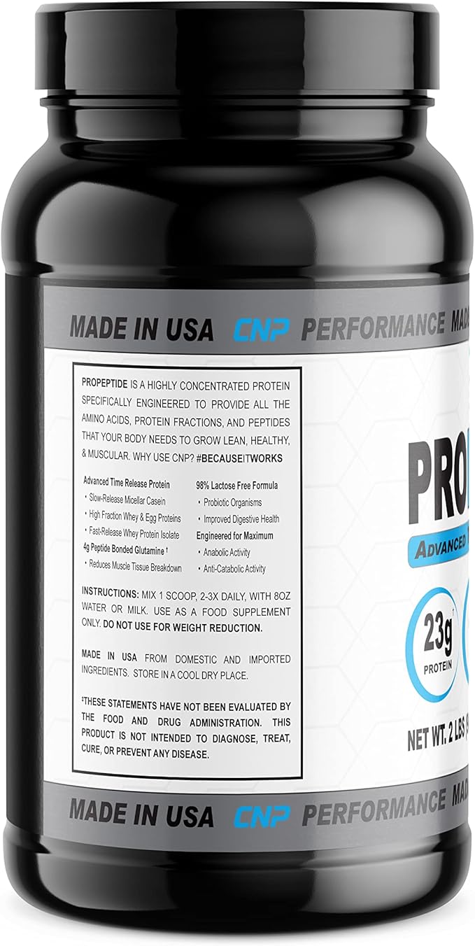 / ProPeptide Whey Protein Powder, Professional Grade, Bulk Sizes, Made in USA (Creme Brulee, 2 Pound)