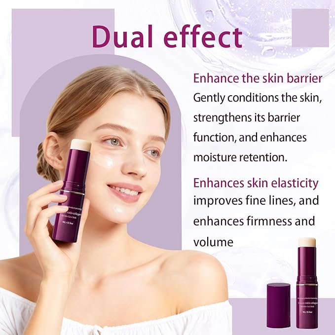 2PCS Calcium Multi Balm, cementerre calcium multi balm，Korean collagen moisturizing stick, anti wrinkle moisturizing cream for intensive repair, firming skin, suitable for eyes, neck and face