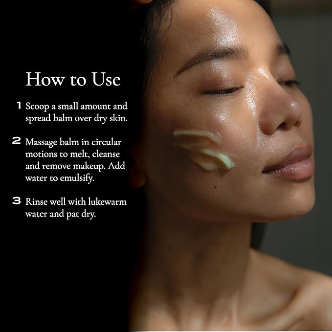 Korean Green Cleansing Balm Makeup Remover All Natural K Beauty | Gentle Daily Face Cleansing Balm for Dry Skin | Jojoba, Babassu, Apricot, Green Tea Oil & More