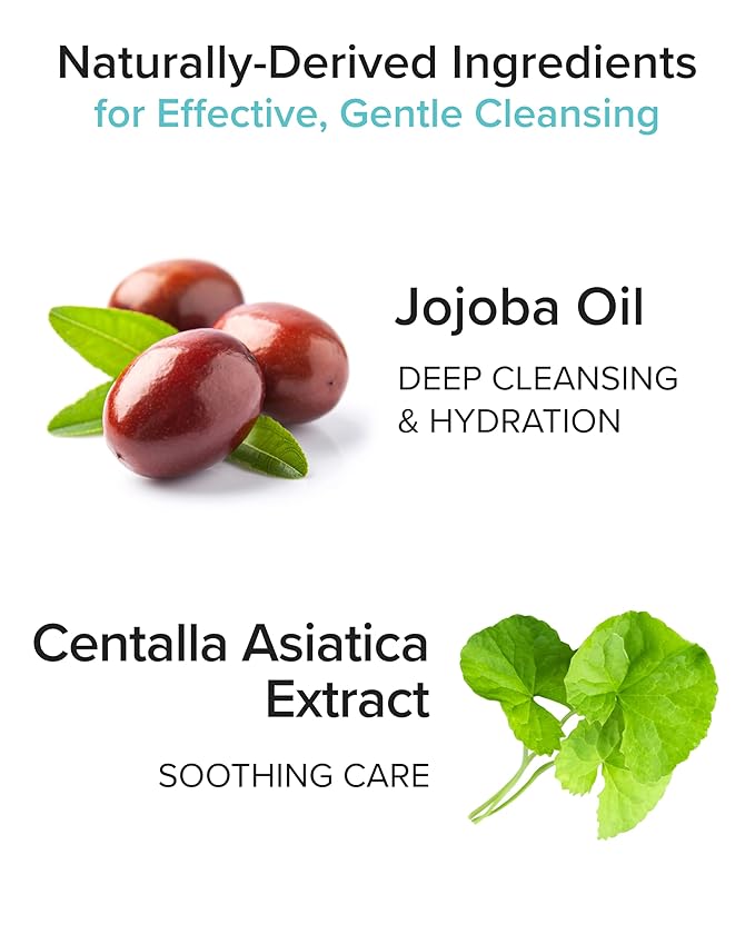 3W8L Deep Off & Fresh Cleansing Oil – Fast emulsifying Korean pore care cleanser, gentle daily makeup & sunscreen remover with Jojoba & Centella, dissolves sebum & blackheads, hydrating fresh finish