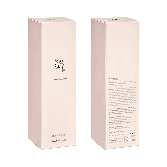 Beauty of Joseon Cleansing & Moisture Trio Ginseng Cleansing Oil Green Plum Cleanser Ginseng Essence Water Deep Cleansing and Hydration Korean Skincare