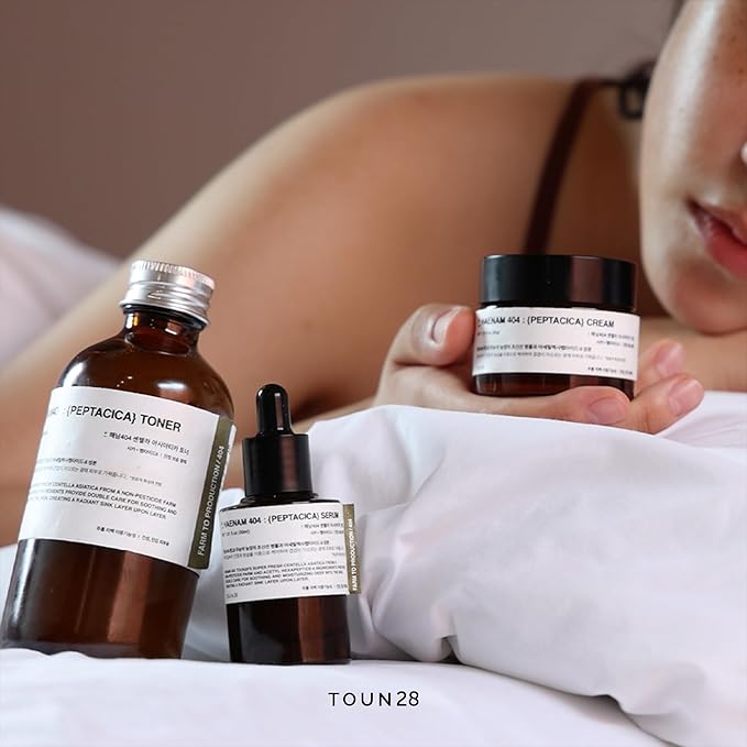 TOUN28 PEPTACICA Serum 1.01 fl.oz | 69.1% Centella Asiatica Extract – Moisturizing | Korean Skincare for Sensitive Skin