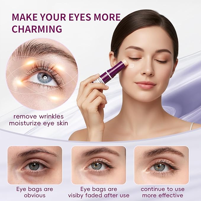 2PCS Cementerre Calcium Multi Balm Stick, Korean Calcium Volume Multi Balm, Collagen Moisturing Stick, Anti-aging, Wrinkles, Sagging, Hydrating, Firming Skin, Suitable for Eyes, Face & Neck-Rose red