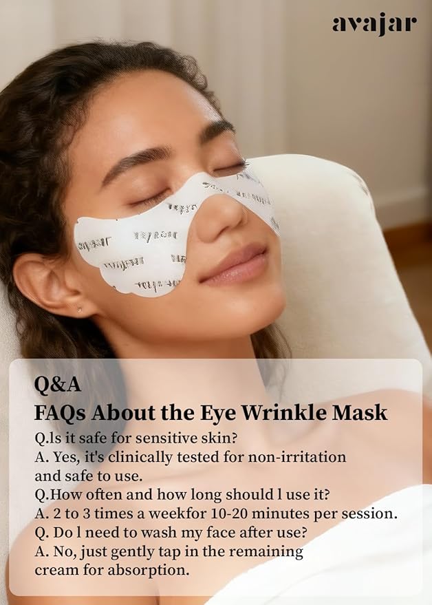 Avajar Collagen Eye Patches, Anti-Aging Under Eye Patches for Wrinkles & Dark Circles with PDRN, Peptides and Niacinamide, Firming & Hydrating Korean Eye Mask, 5 Sheets