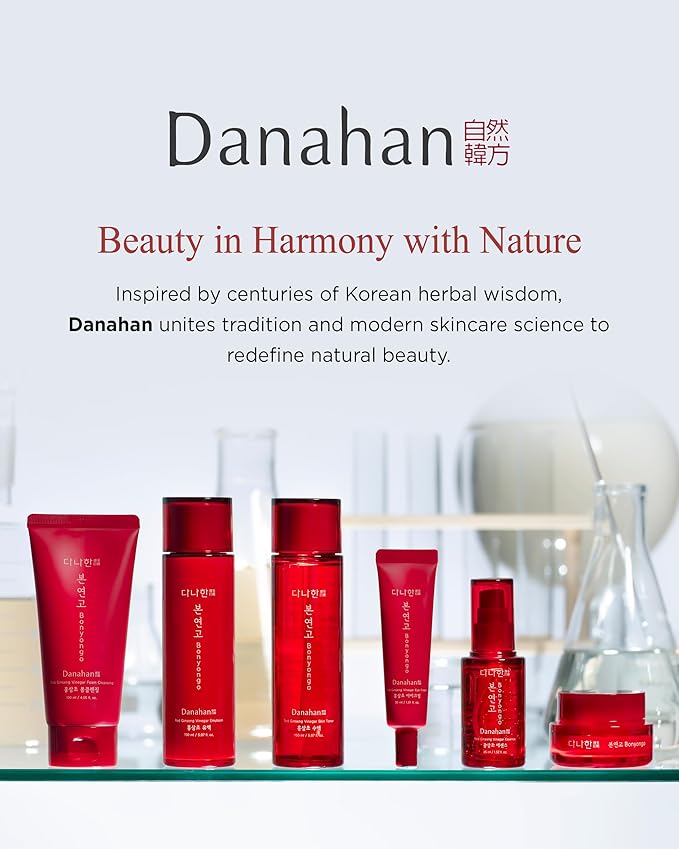 Bonyongo Red Ginseng Vinegar Toner – Rich Essence Toner for Dry & Mature Skin | 6-Year Fermented Ginseng for Anti-Aging & pH Balance | Korean Hanbang Skincare, 5.07 fl oz