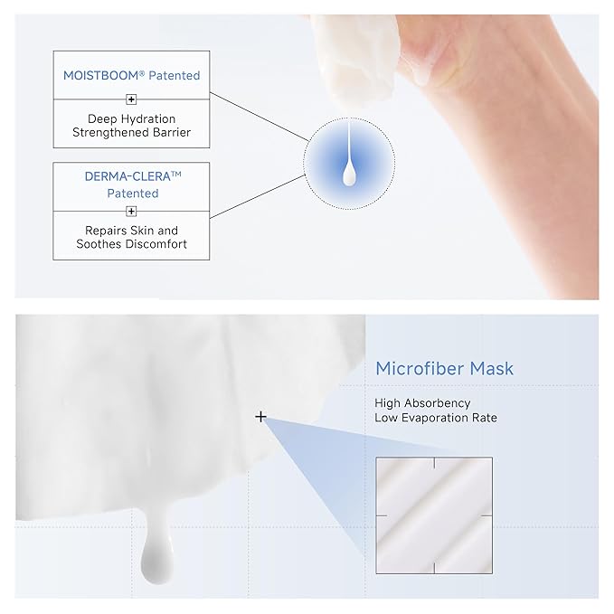 DAERA Korean Brightening Cream Face Mask (5 Sheets) – Dark Spot Correcting & Hydrating Sheet Mask, Firming Glow Mask with Botanicals, Gentle for Sensitive Skin