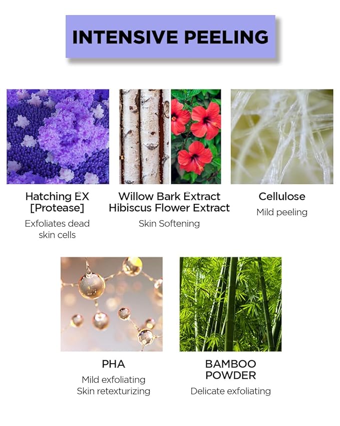 THESAEM Facial Peeling Gel - Korean Exfoliating Gel for Dead Skin Cells, PHA, Enzyme, Bamboo Powder, Cell Renew Bio Micro Peel, 5.41 fl.oz.