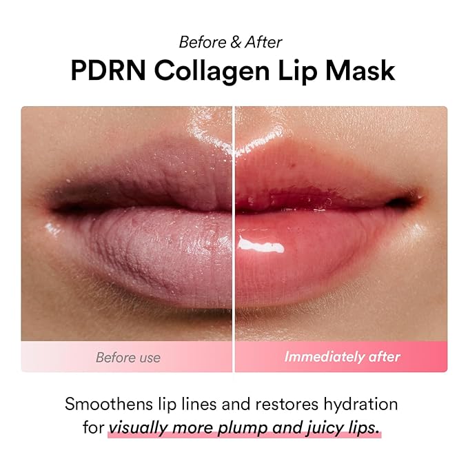 Abib PDRN Collagen Lip Mask Glazed Jelly 0.38 fl oz | Korean Lip Butter Balm Overnight Sleeping Mask Hydrating Care Moisturizer Treatment for Flakey, Dry Lips