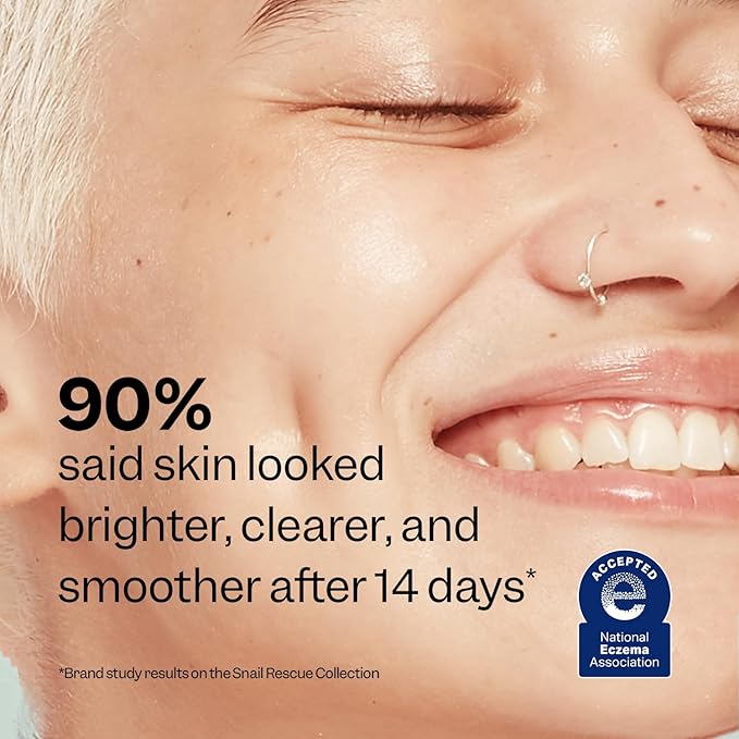 Peach Slices - Snail Rescue Intensive Serum (1.01 oz) - 95% Snail Mucin Concentrate - Reset, Renew & Smooth - Birch Juice, Hyaluronic Acid & Cica - Vegan & Cruelty Free - Korean Skin Care & Beauty