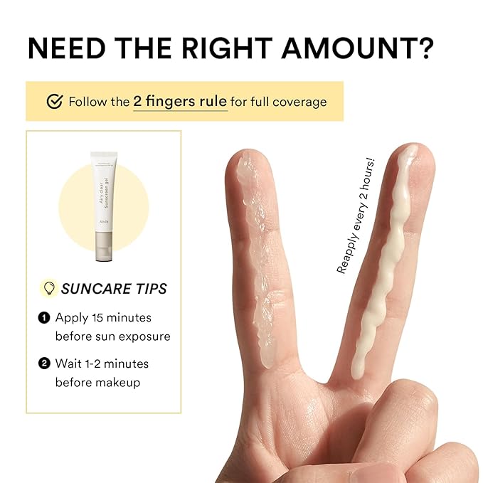 Abib Airy Clear Sunscreen Gel SPF30 1.01 fl.oz / 30 g (Semi- matte) | Korean Suncreen, Suncare, Sunblock, No White cast, Primer poreless