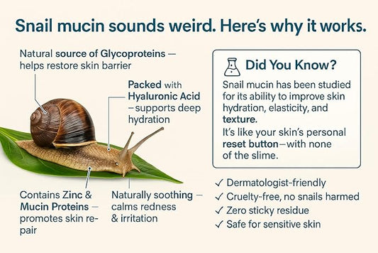 WELLUTION Snail Mucin Essence - Hyaluronic Acid Serum, Korean Anti Aging Skincare, Fragrance-Free, Non-Sticky, Made in USA