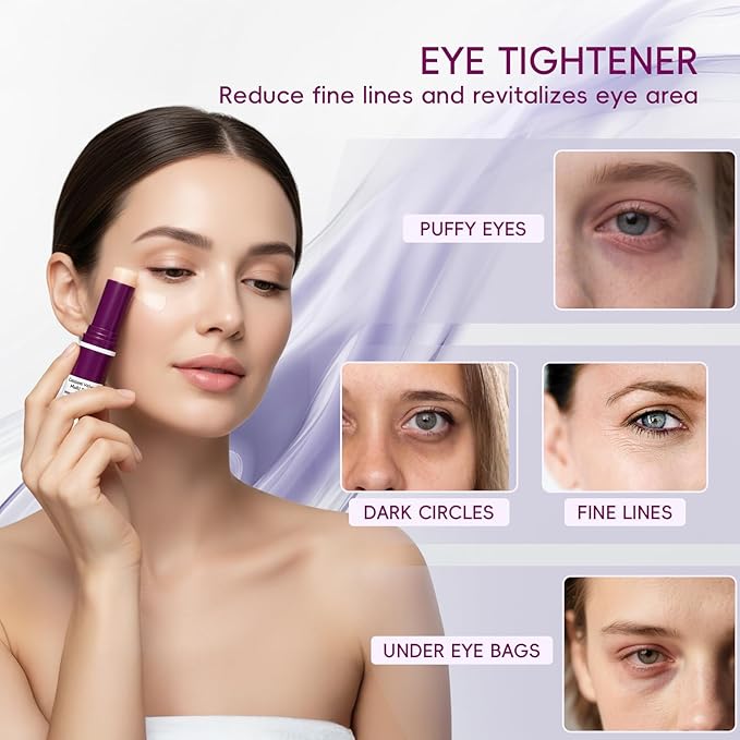 2PCS Cementerre Calcium Multi Balm Stick, Korean Calcium Volume Multi Balm, Collagen Moisturing Stick, Anti-aging, Wrinkles, Sagging, Hydrating, Firming Skin, Suitable for Eyes, Face & Neck-Rose red