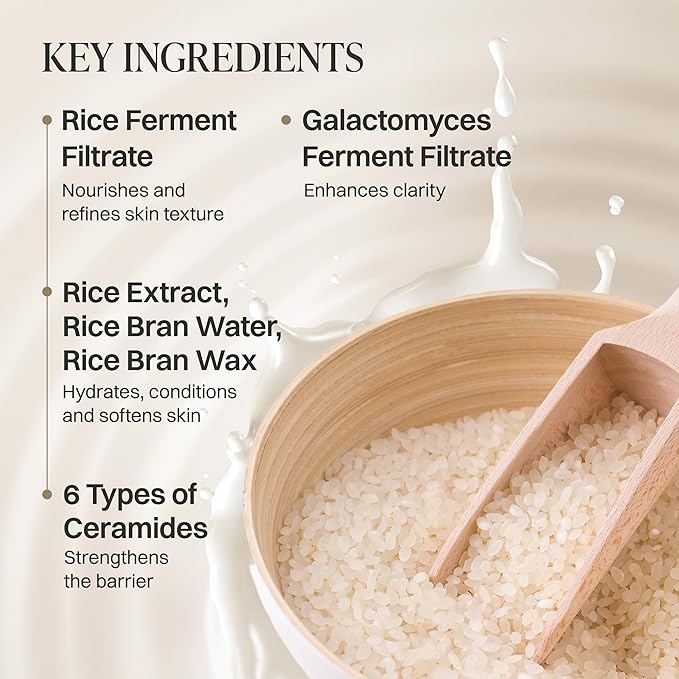 About Me Rice Makgeolli Ceramide Cream – Korean Traditional Fermentation Face Moisturizer for Dry Sensitive Skin – Daily Care with 6 Ceramides & Shea Butter – Korean Skin Care – 2.87oz, 85ml