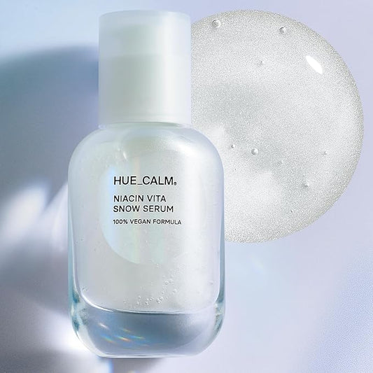Niacin Vita Snow Serum, Korean Skincare for Brightening, Hydration, Oil Control, 3% Niacinamide, Vitamin C Serum & Ceramide, Dark Spot Corrector, Hyperpigmentation Treatment, Gentle Daily Use
