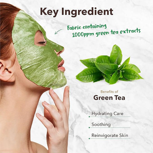 PUREDERM Deep Purifying Green O2 Bubble Mask 0.88oz x 5ea / Korean beauty/Bubble mask/Cleansing foam/Cleanser/Purifying mask/Green tea mask/Face toxin