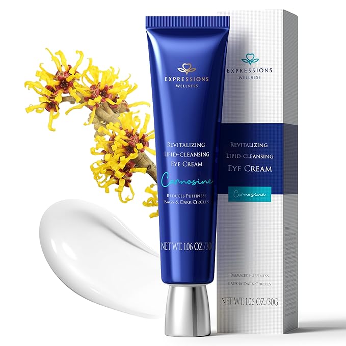 Retinol Eye Cream for Dark Circles with Caffeine Peptides Niacinamide Tranexamic Acid, Under Eye Cream for Puffiness and Eye Bags, Hydrating Firming Korean Eye Care 1.06 oz Silver