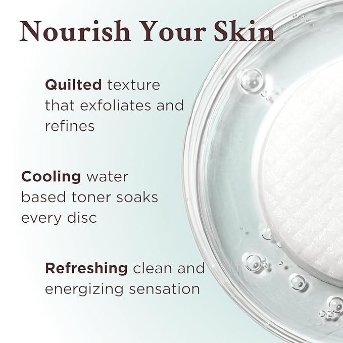 MATKAS Korean Exfoliating Witch Hazel Toning Pads - 60 pcs, Korean Skin Care Glycolic Acid Toner Pads, AHA BHA Gentle Face Exfoliator, Facial Acid Peel for Dark Spots, K Beauty Pore Minimizer for Face