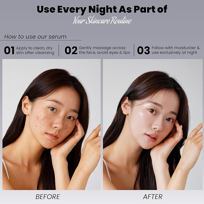 HAPA KRISTIN Black PDRN Shot Serum, 7 Peptides Barrier Repair, Spicule Microneedling for Firming Glow Glass Skin, Dark Spots & Hyperpigmentation, Plumping, Korean Skincare Pore Minimizer, 1.01 Fl Oz